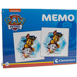 Clementoni - 18124 - Mémo Pat 'Patrouille - Jeu Éducatif 4 Ans, Jeu De Cartes Enfants, Jeux De Paires, Jeux De Mémoire - Fabriqué en Italie