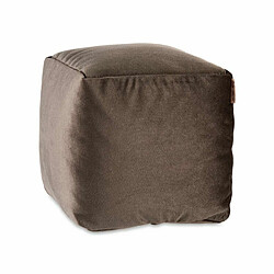 Gift Decor Pouf Velours Gris 30 x 30 x 30 cm (4 Unités)