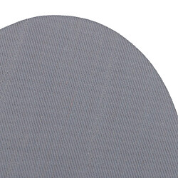 Avis 1 paire ovale fer / coudre patchs coude genou réparation couture applique gris