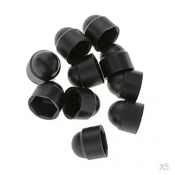 10pcs M6 Capuchons de Protection Dôme Noir écrou Du Boulon Couvrent Vis à Six Pans