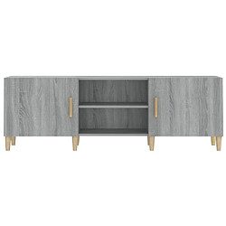 Acheter vidaXL Meuble TV Sonoma gris 150x30x50 cm Bois d'ingénierie