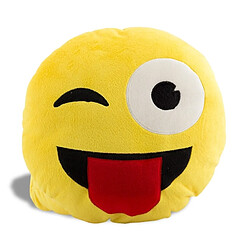 Totalcadeau Coussin Smiley clin d'œil oreiller