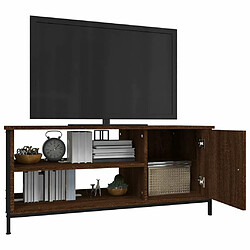 Acheter Maison Chic Meuble TV scandinave - Banc TV pour salon chêne marron 100x40x45 cm bois d'ingénierie -MN95518