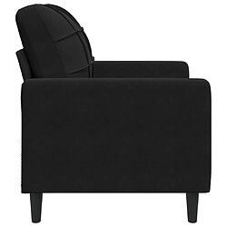 Acheter vidaXL Fauteuil Noir 60 cm Velours