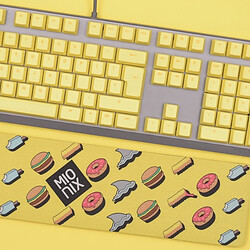 Keycaps MIONIX AZERTY (FR) - French Fries (JAUNE)