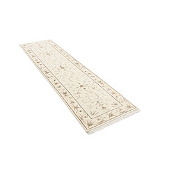 Vidal Tapis de couloir en laine 305x79 beige Darya