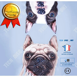 Tech Discount TD® Drôle 3D Dog Imprimer Coussin Coussin créatif mignon poupée en peluche cadeau Home Décor nochalofo 22061 y