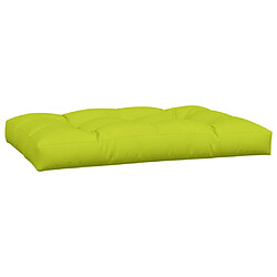 Avis vidaXL Coussins de palette lot de 2 vert vif tissu