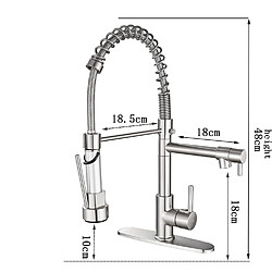 Acheter Robinet de Cuisine avec Ressort en Spirale