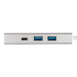 HAMA Hub Type-C USB 3.1 1:4 "Aluminium", 2 USB-A, 2 USB-C