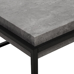 Beliani Table basse MDF Gris ALTOS pas cher