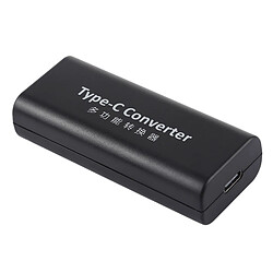 Wewoo Adaptateur de connecteur d'alimentation femelle DC 5.5 x 2.1mm vers USB-C / Type C avec câble USB-C / Type C de 30cm 