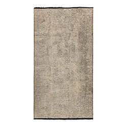 Thedecofactory VENICE - Tapis en coton et polyester lavable tissé plat gris 80x150 