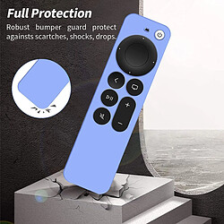 SANAG 2 Pcs Etui En Silicone Pour Telecommande Apple Tv 4K 2021, Housse De Protection Integrale Antichoc Durable Et Soyeux Pour Telecommande Siri 6E Gen Avec Corde Anti-Perte(Bleu Lueur+Vert Lueur) pas cher