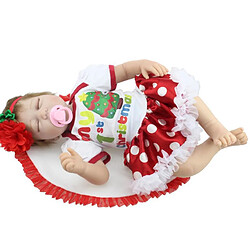 Universal Poupée bébé régénérée quai silicone souple 22/55 cm réaliste poupée jeune fille mariée. pas cher