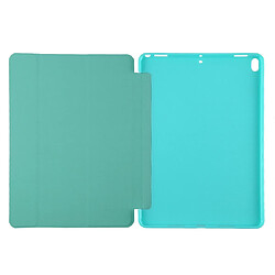 Acheter Wewoo Housse Étui Coque Boîtier de fond en plastique PU Déformation pliable cuir à gauche et à droite avec support à trois volets et Smart Sleep pour iPad Air3 2019 Vert menthe