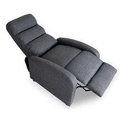 Avis Fauteuil relax manuel Lasco tissu gris