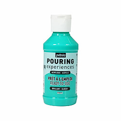 Pebeo Peinture pouring acrylique brillante - Vert d'eau - 118 ml