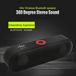 Universal Haut-parleur Bluetooth Mini haut-parleur portable sans fil Système audio Musique stéréo 3D Haut-parleur surround Support USB TF | Haut-Parleur portable (noir)