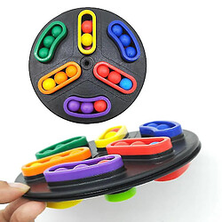 Universal Jouets éducatifs pour enfants Magie tournant tournant tournant perles rond puzzle match jeu intelligent cerveau IQ