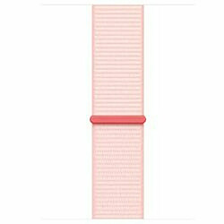 Bracelet Sport pour Apple Watch 41 mm avec boucle Rose clair