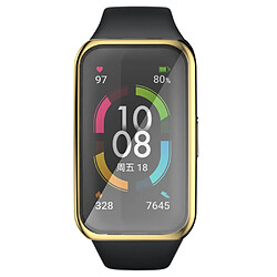 Coque en TPU électroplaqué or pour votre Huawei Band 6 Pro/6/Honor Band 6