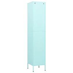 Acheter vidaXL Armoire à casiers Vert menthe 35x46x180 cm Acier