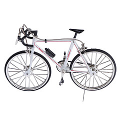 1/10 Échelle Simulé Alliage Vélo De Montagne Vélo Modèle Home Decor Blanc B