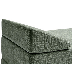 Bestmobilier Brescia - banquette 3 places convertible en tissu velours relief pas cher