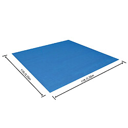 Bestway Tapis de sol de piscine Flowclear 335x335 cm pas cher