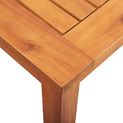 Maison Chic Table de jardin | Table d'extérieur 150x90x74 cm Bois d'acacia massif -GKD91643 pas cher