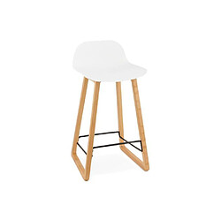 Kokoon Design Tabouret de bar design ASTORIA WHITE 47x46x86,5 cm