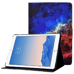 Etui en PU fermoir magnétique avec support et porte-cartes pour votre iPad Air (2013)/Air 2/9.7-pouces (2017)/(2018) - ciel étoilé