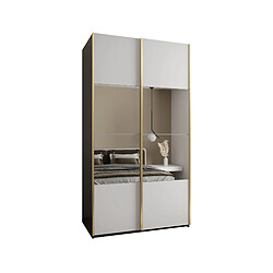 Abiks Meble Armoire à portes battantes Lux 4 245,5/140/64 2 portes