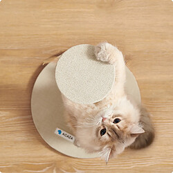 ACAZA - Griffoir - Griffoir pour chat - Hauteur 62,5 cm - Beige pas cher