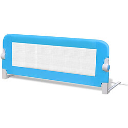 Avis vidaXL Barrière de lit de sécurité pour tout-petits 2pcs Bleu 102x42cm