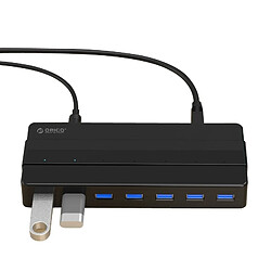 Acheter Wewoo Hub USB 3.0 noir ABS Matériel Bureau 7 Ports USB 3.0 avec 1 m de Câble