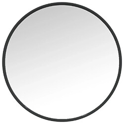 Maison Chic Miroir mural | Miroir Décoration pour Maison Salle de Bain Noir 50 cm -GKD45246