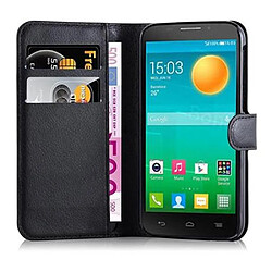 Cadorabo Coque Alcatel OneTouch POP S7 Etui en Noir