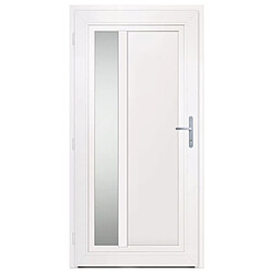 Avis vidaXL Porte d'entrée anthracite 108x208 cm PVC