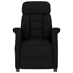 Avis vidaXL Fauteuil électrique de massage Noir Similicuir daim