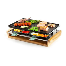 Avis Appareil à raclette 8 personnes 1200w + grill - DO9246G - DOMO