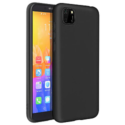 Avizar Coque Huawei Y5p Protection Silicone Gel Flexible Résistant Ultra-fine Noir