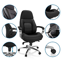 Avis Siège de bureau / Fauteuil de direction BRENTON XXL Similicuir noir hjh OFFICE