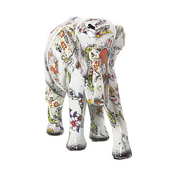 Figurine Décorative Alexandra House Living Multicouleur Plastique Eléphant 11 x 18 x 24 cm