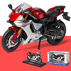 Universal 1:12 Motorcycle Toy Motorcycle Racing Car Models Cars Toys for Children Collectable (rouge)