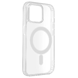 Moxie Coque MagSafe pour iPhone 15 Plus Rigide Fin et Léger Transparent