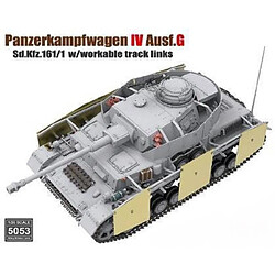 Rye Field Model Maquette Char Panzerkampfwagen Iv Ausf. G Sd.kfz. 161/1 W/with Workable Track Links