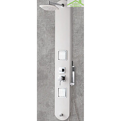 Karag Colonne de douche hydromassante IOS en ABS 150x20x7 cm 