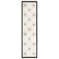 Vidal Tapis de couloir en laine 292x79 beige Darya